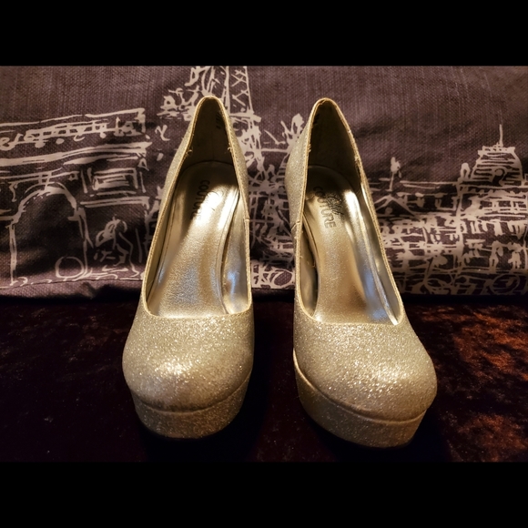 Silver glitter heels - Picture 4 of 6
